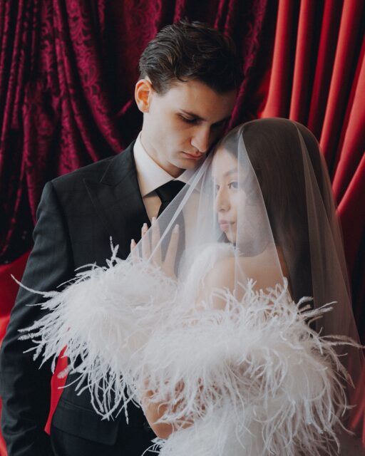 There’s something so timeless about rrrreeeedddd 😍 @benheasley_ and @carisarays giving all the old-Hollywood, moody, romantic vibes ♥️♥️♥️ and the details of this day are just as stunning!
•
Planning & Design: @gabriellelynnphoto
Venue: @thetaustinfinchhouse
Bridal Gowns: @cassbbydesign
Hair: @carolinecartierhair
Makeup: @xtinembeauty
Florals: @radiantblissdesigns, @graceandgreenery
Drapery: @gathered_draping_studio
Models: @carisarays @benheasley_ 
•
#weddingphotographer #ncweddings #weddingcontentcreator #raleighwedding #raleighnc #charlotte #bride #bridalportraits #styledshoot #weddingflorals #weddingcakes #weddingdress #modelcar #vintagewedding #oldhollywood #moodyphotography